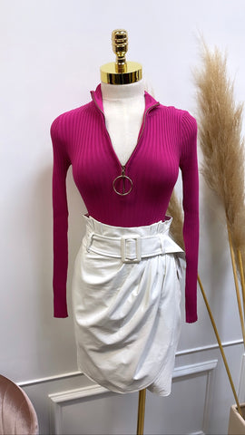 ARIANA BODYSUIT- MAGENTA