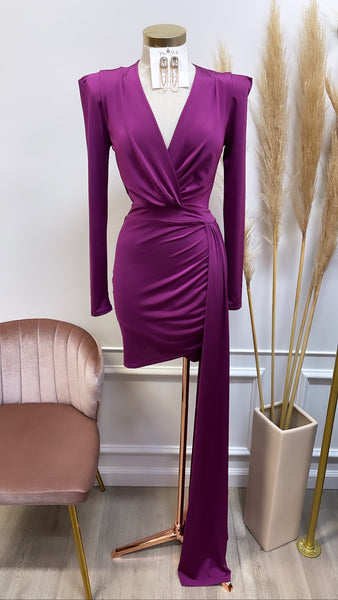 KATE COUTURE DRESS- PLUM