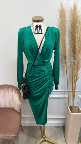 GERALDINE MIDI- GREEN
