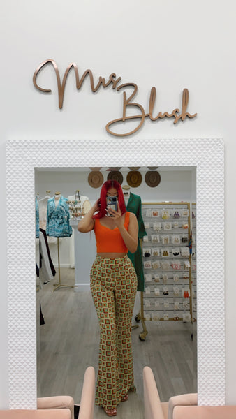 CARLI TOP- ORANGE