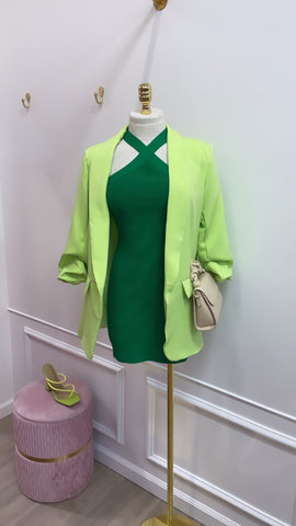 NAOMI BLAZER- LIME