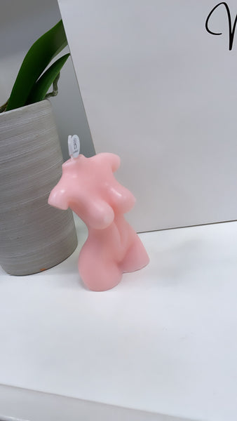 SILHOUETTE CANDLE- PINK