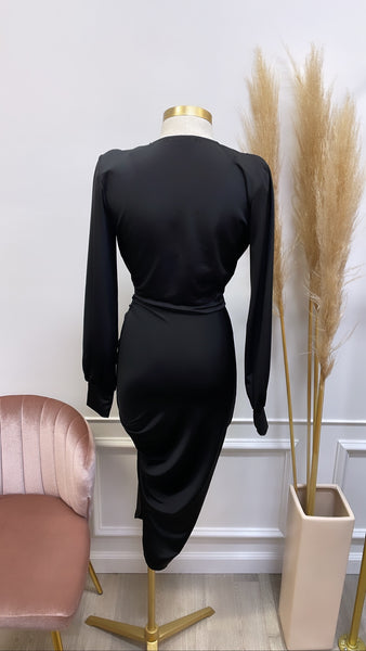GERALDINE MIDI- BLACK