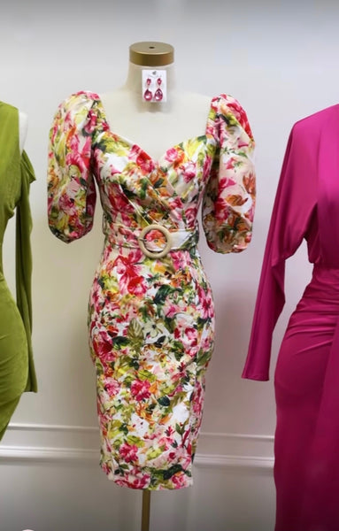 VALERIA FLORAL MIDI